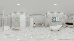 Керамогранит Primavera Ayton Brown PR128 в интерьере. Визуализаци?