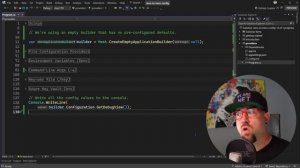 24. Discussing the empty application builder sample app