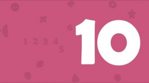 Учим детей считать до 10 под музыку