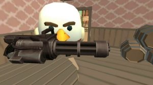 ВСТРЕЧАЙТЕ, ПУЛЕМЁТЧИК, НО В ЧИКЕН ГАНЕ (team fortress 2)
