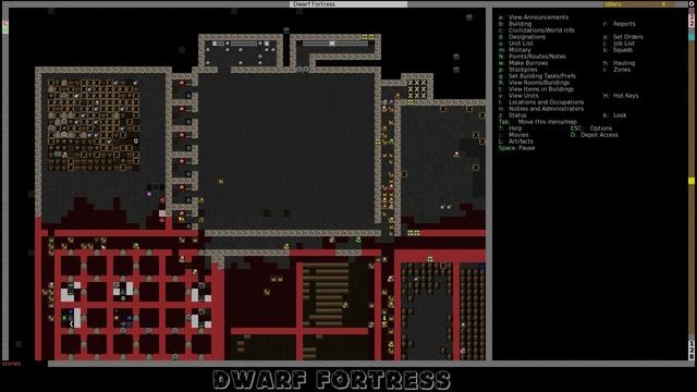 Dwarf Fortress 22 Вагонетка! Она толкается.