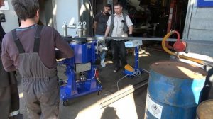 Гибка уголка 50 мм в кольцо на профилегибе 3RE-80 производ