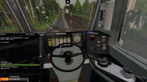 MaSzyna - сценарий "Pociąg Meczowy" на EP09-018 и "pociąg towarowy TMEel773923" на E182 163-6