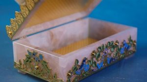 Нежность и романтичность шкатулки из розового кварца