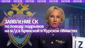 ⚡️Подрывы ж/д инфраструктуры в Брянской и Курской областях квалифицированы как теракты — СК