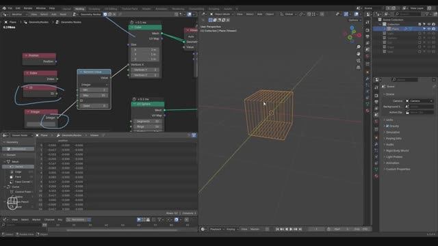 Instance Variation Using(Изменение экземпляра с использованием)63Geometry Nodes