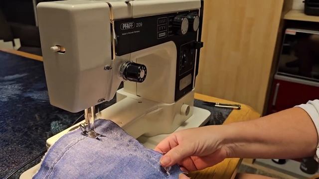 Nähmaschine PFAFF 209 — Test, Sewing Machine Review, швейная машина тест