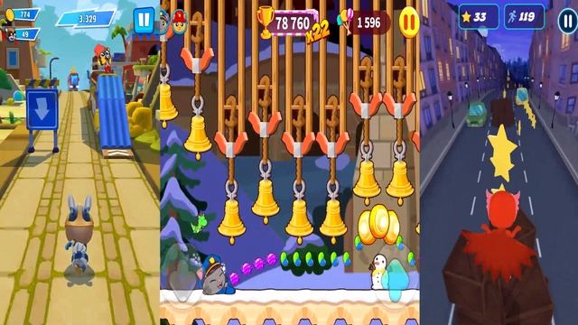 Talking Tom Hero Dash vs Talking Tom Candy Run vs PJ Masks Power Heroes.Кто Самый Быстрый и Крутой смотреть онлайн