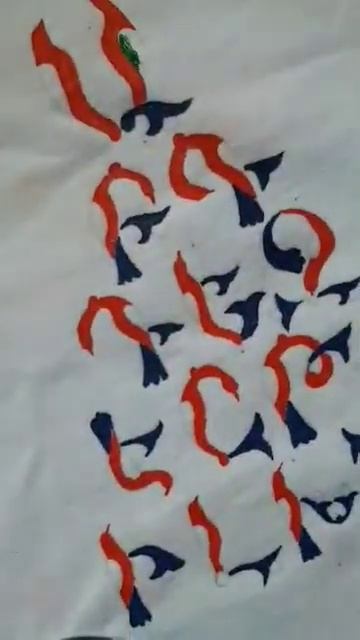 Рисуем акриловыми красками на футболке #handmade #арт смотреть онлайн