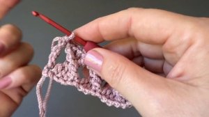 Красивый узор крючком "бантики"... Вяжется по кругу и по