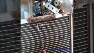 Глушение соты радиатора кондиционера