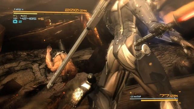 Metal Gear Rising: Revengeance Сенатор Армстронг БЕЗ УРОНА смотреть онлайн