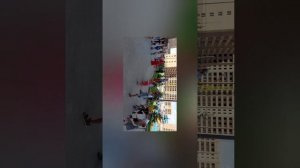 Праздник 1 июня во дворе