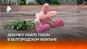 Девочку убило током в контактном фонтане под Белгородом. Стихийный мемориал на месте трагедии
