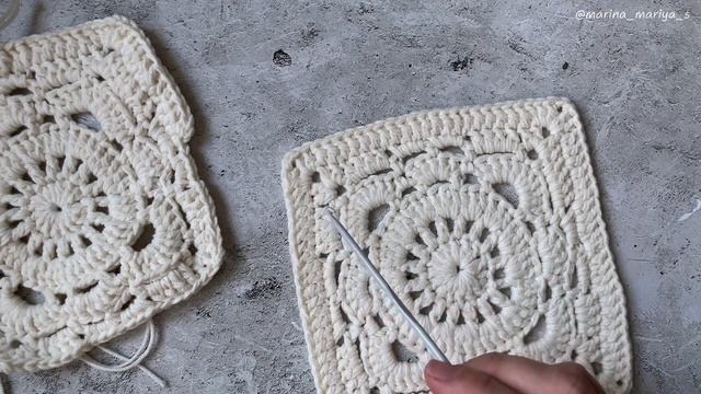 СУМКА КРЮЧКОМ ИЗ КВАДРАТОВ #вязание #вязанаясумка #сум