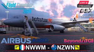✈️ НОВАЯ КАЛЕДОНИЯ - НОВАЯ ЗЕЛАНДИЯ | MSFS2024 | FENIX A320 | BeyondATC | GSXpro