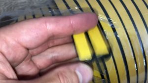 Уплотнитель самоклеящийся D12x10 мм, EPDM, цвет черный, 2х25м