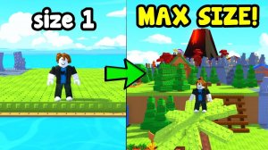 I Built the BIGGEST Island In Build An Island Roblox!