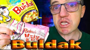 Что получится если смешать Samyang Buldak Карбонара и Buldak Quattro Cheese Hot Chicken