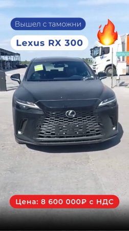 Lexus RX 300 прошел таможенную очистку и скоро поедет к клиенту!  🚗