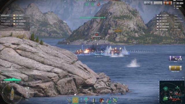 Мир кораблей Tirpitz 115к урона "Ранговый Бой" смотреть онлайн