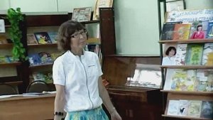 Елена Липатова в детской библиотеке
