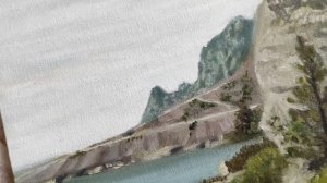 Картина маслом. Пейзаж крымский. Николаева