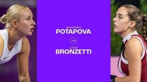 09.02.2025. Анастасия Потапова - Лючия Бронцетти. WTA Cluj Napoca. Potapova - Bronzetti