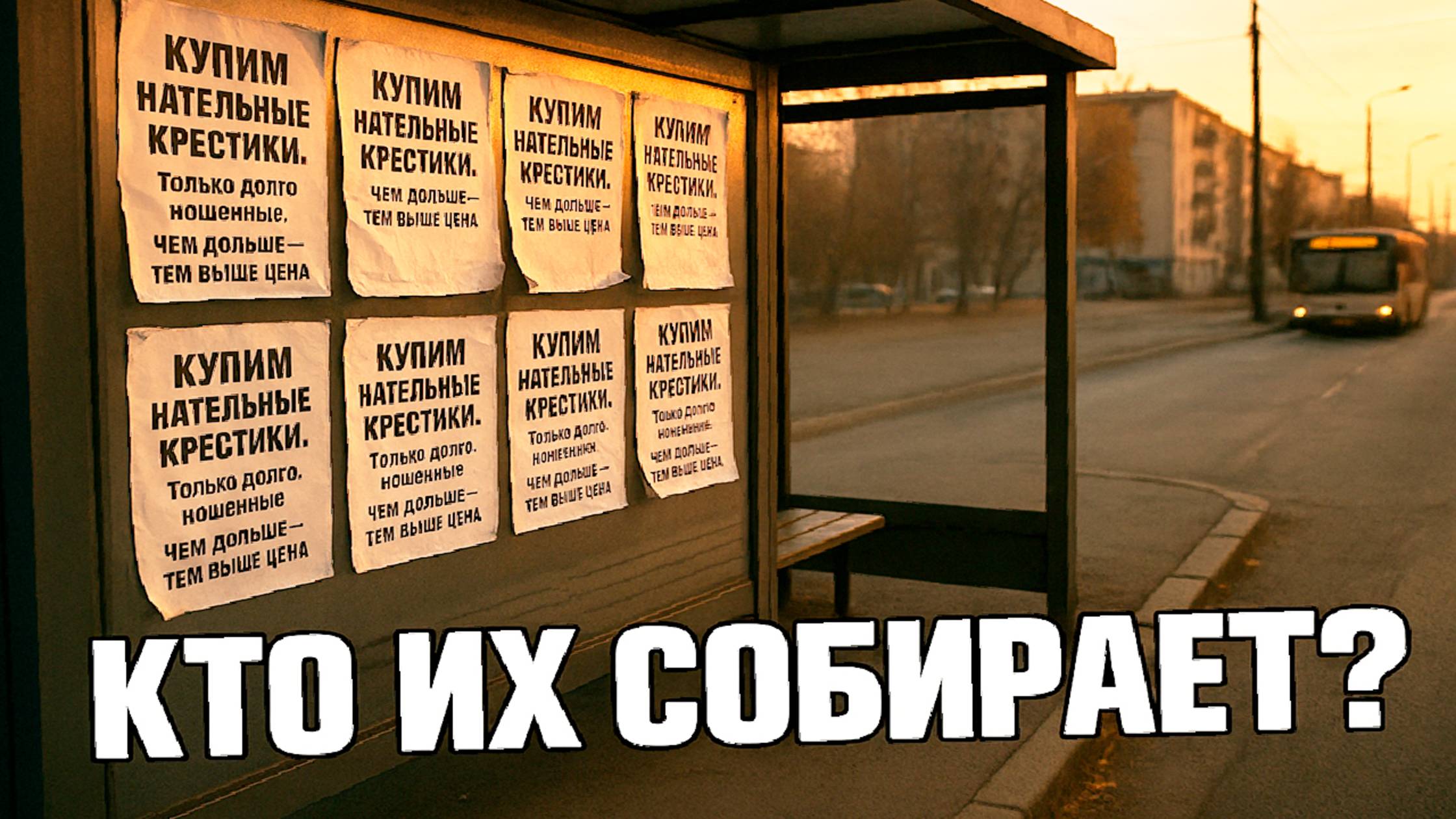 ЧТО ЭТО БЫЛО? Кто и Зачем ищет долго ношенные нательные крестики. Городские странности