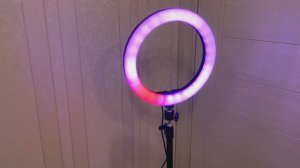 Кольцевая лампа RGB LED MJ26 обзор. Самая дешевая  кольцевая лампа для стримов, фото и видеосъёмки!