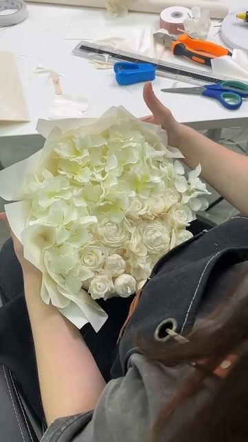 ШИКАРНЫЕ СВЕЧИ-цветы в виде букета на любой праздник и для подарка #цветочныекомпозиции #декор смотреть онлайн