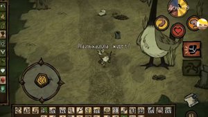 Битва с Лось/гусь в Don't Starve pocket edition