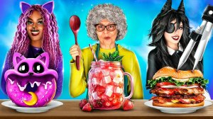 Тим Тин : Кулинарный Челлендж! Мисс Циркуль VS CATNAP VS Бабушка! ТИМ ТИН