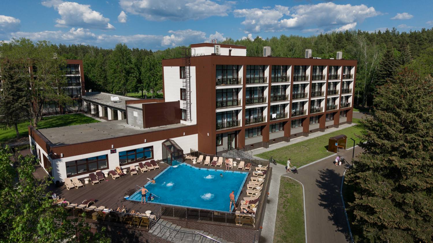 Парк-отель Дубки - Воздушное видео смотреть онлайн