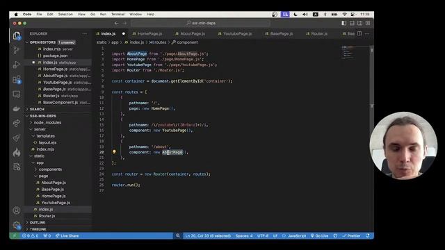 Разрабатываем Server Side Rendering на JS без зависимостей (кром?