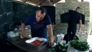 Приготовление ассортимента блюд из мяса на мангале