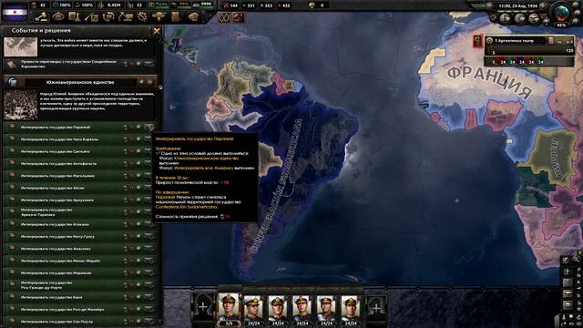 Hearts of Iron 4 Аргентина Южноамериканское Единство Серия 2 смотреть онлайн