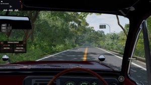 Езда по горе в японии на Мини купере