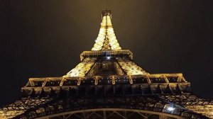 Timelapse Lights On Eiffel Tower At Night    Royalty Free   Stock Footage