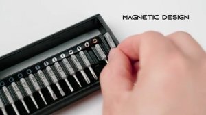 Набор аккумуляторных отвёрток ARROWMAX SES MINI Black 28 в 1.