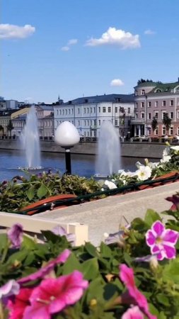Фонтанный комплекс на Водоотводном канале, Москва, 24 мая, 2025 года