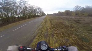 ПОКАТУШКИ на МОТОРОЛЛЕРЕ МУРАВЕЙ 250сс по ГРЯЗИ