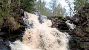 Карелия. Водопад Юканкоски (Белые Мосты)