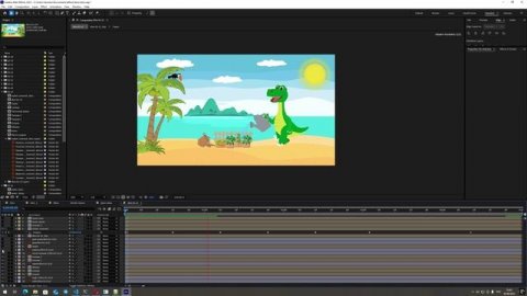 Как создавался мультфильм Динозаврик