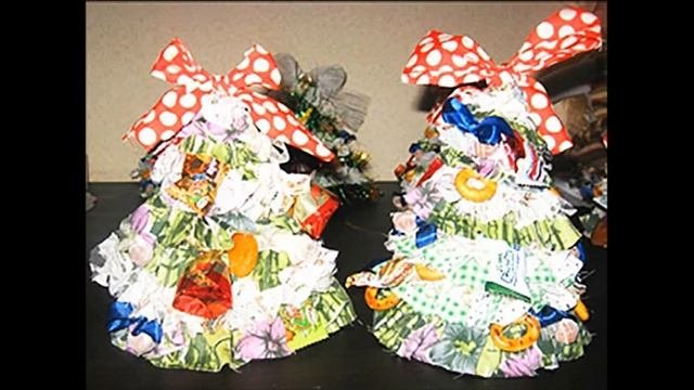 Сладкие елочки в подарок на Новый год / оригинальные подарки на Новый год