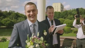 Выездная регистрация с розыгрышем жениха. Свадебный регистратор Анастасия Милованова