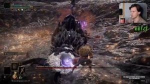 Зверь Падающей звезды в Elden ring! ПОЛНЫЙ БОЙ Прохождение