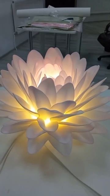 Бесплатный мастер-класс по созданию самого продаваемого реалистичного светильника «Лотос» по ссылке смотреть онлайн