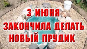3 июня. Зона нового прудика. Строительные работы закончены