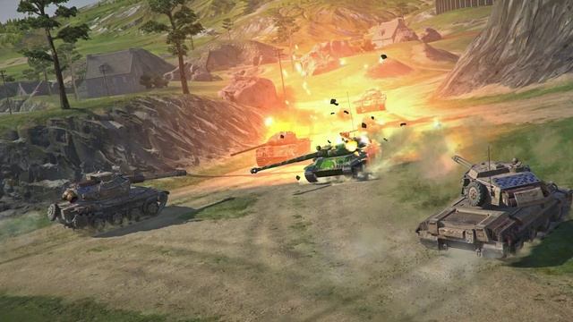 Бунтуем на Марсе в Tanks Blitz! смотреть онлайн